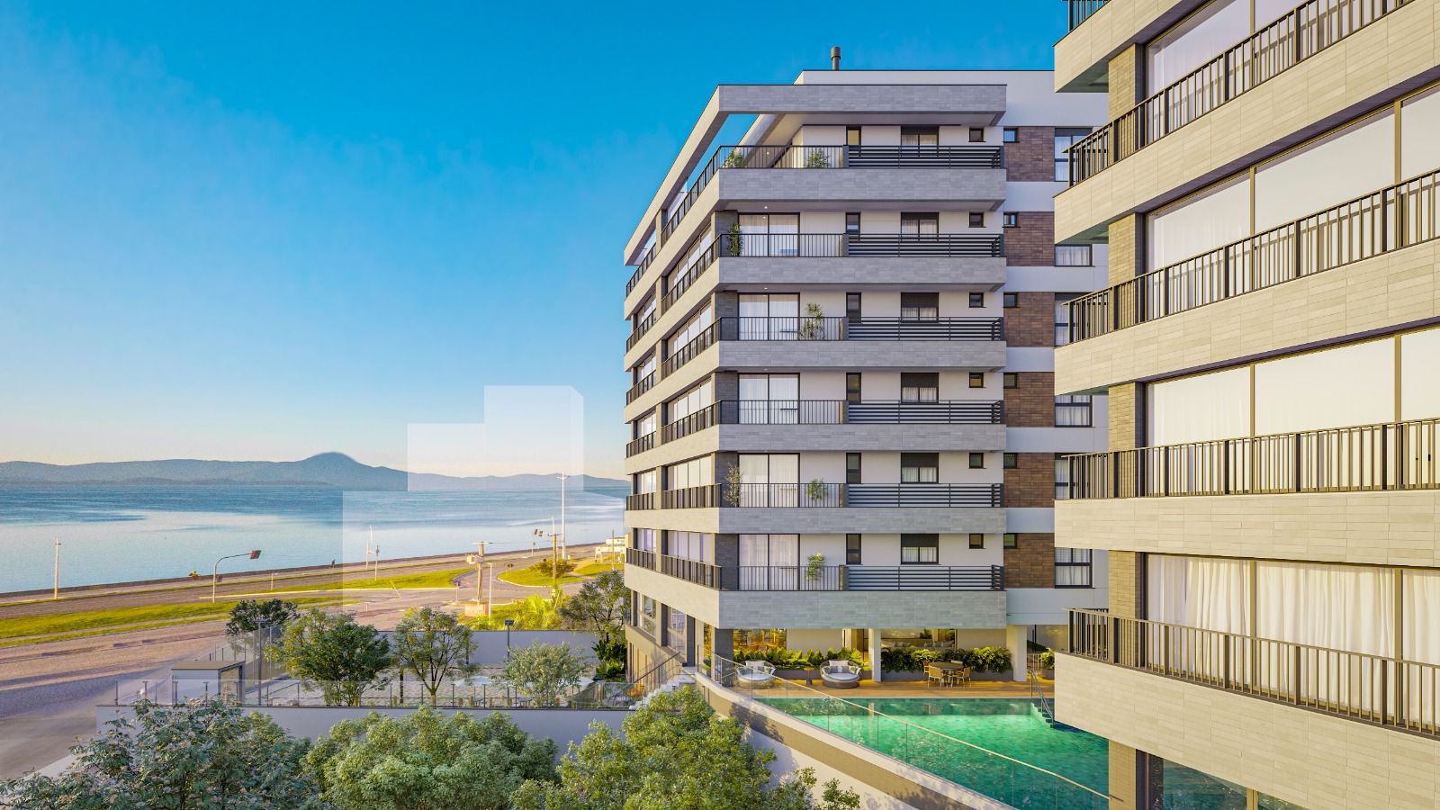 D/VERT 702B1 - APARTAMENTO 3 SUÍTES - PRAIA COMPRIDA - SÃO JOSÉ — foto 1