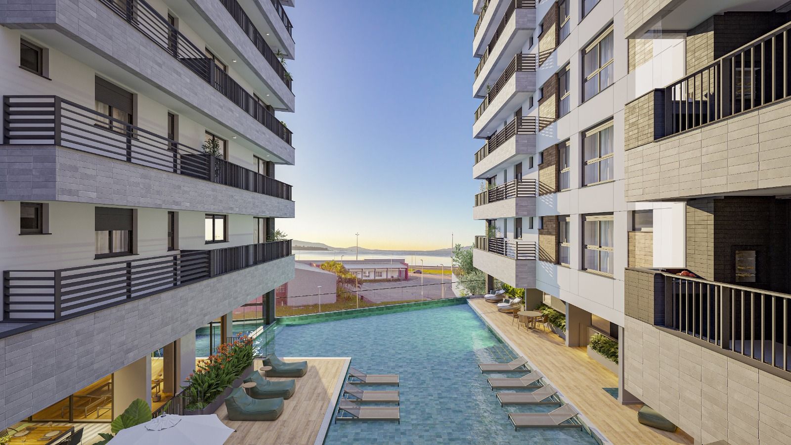 D/VERT 408A -  APARTAMENTO 2 SUÍTES - BEIRA-MAR DE SÃO JOSÉ — foto 1